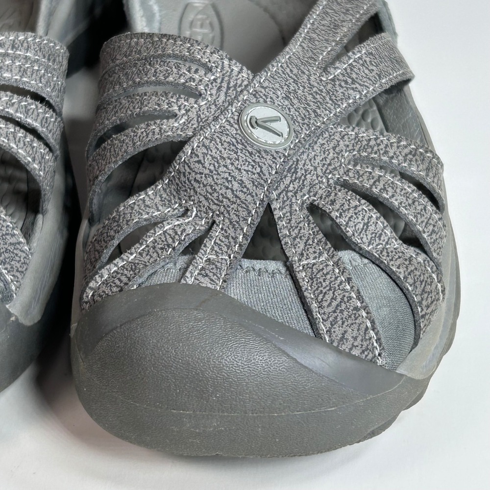 KEEN Rose Sandals Womens 10.5 Gray Hiking Trail Water Shoes Gorpcore Comfort - Picture 4 of 15